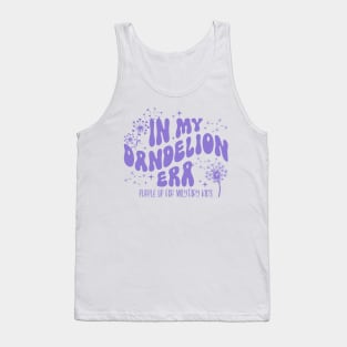 In My Dandelion Era Purple Up For Military Kids Tank Top